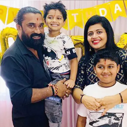 Sahana Dhanraj & Family